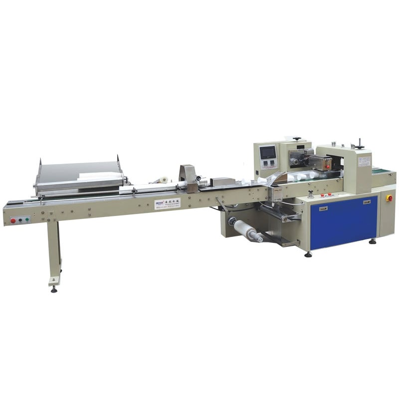 automatic bread bun horizontal packing machine with ...