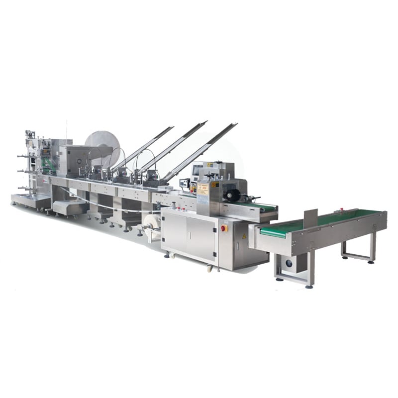 Disposable Tableware Automatic Packing Machine | napkin Spoon Fork Knife Toothpick Salt Pepper | Pillow Packing Machine